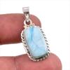 Natural Republic Larimar Gemstone Handmade 925 Solid Silver Pendant 1.50" s5S82