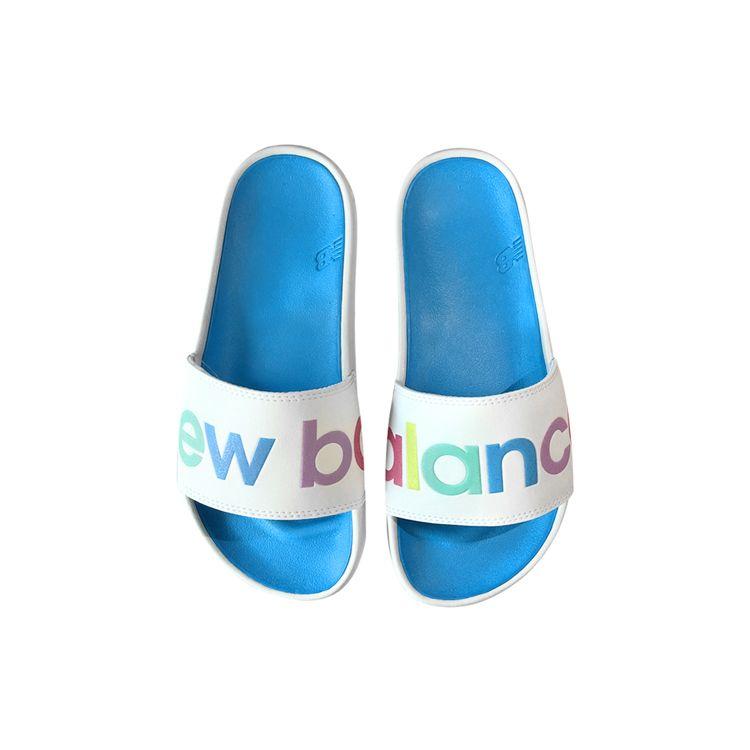 New Balance NB 200 Удобные Универсальные Шлепанцы Женская Обувь Белый Синий SWF200A1