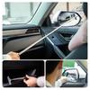 Car Rearview Mirror Wiper Cleaning Tool Auto Glass Mist Cleaner Scraper Telescopic Handle Window Cleaning Brush