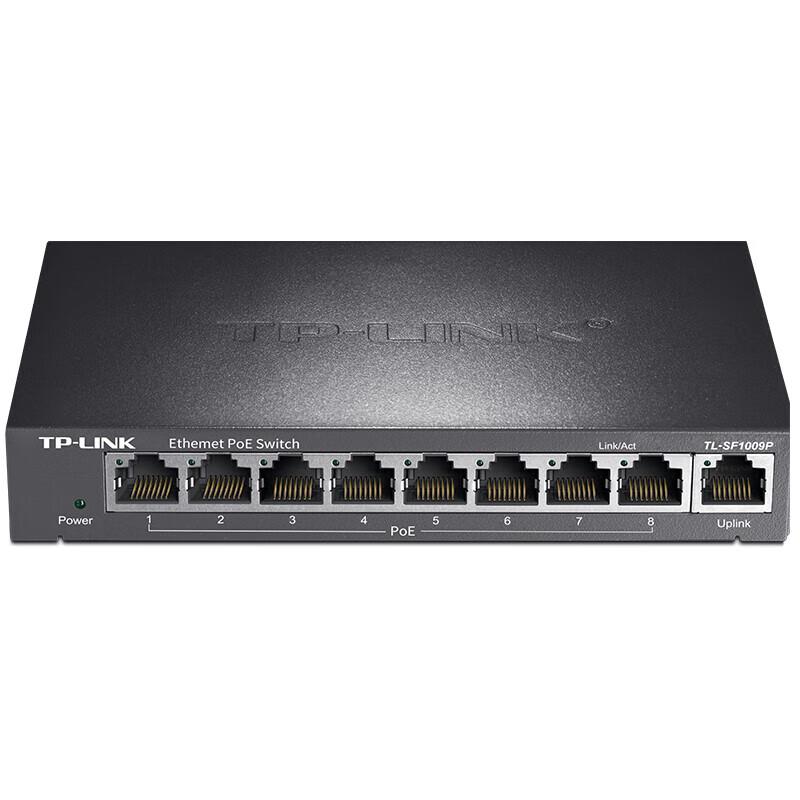 TP-LINK TL-SF1009P 9-Port 100M 8-Port PoE Unmanaged Switch