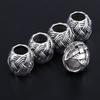 5 шт. античный стиль серебряные прокладки свободные бусины DIY ювелирных изделий фурнитура