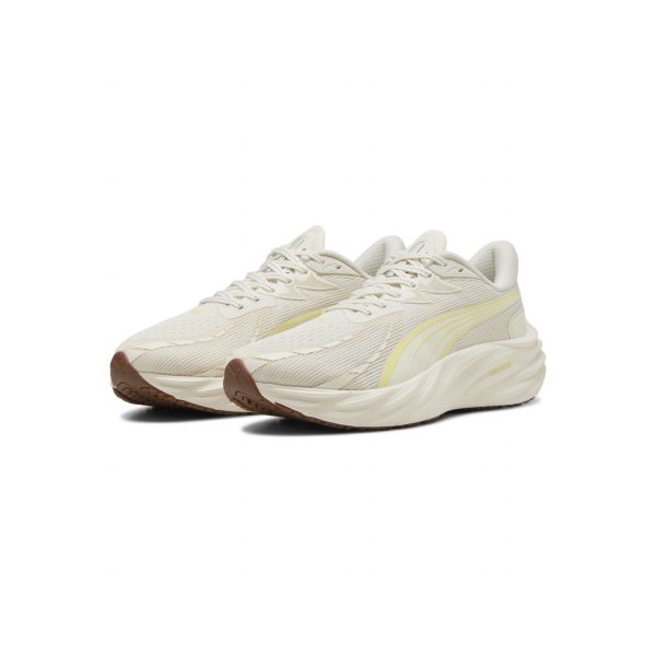 Puma Velocity Nitro 4 Удобные Универсальные Прочные Низкие Повседневные Кроссовки для Бега Мужские Кроссовки Молочно-Белый 312635-07