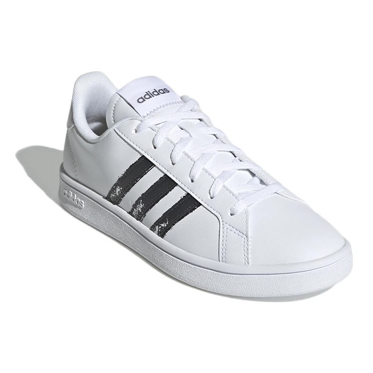 Adidas Neo Grand Court Comfortable Durable Low-Top Sneakers Women Sneakers White Black GX5762