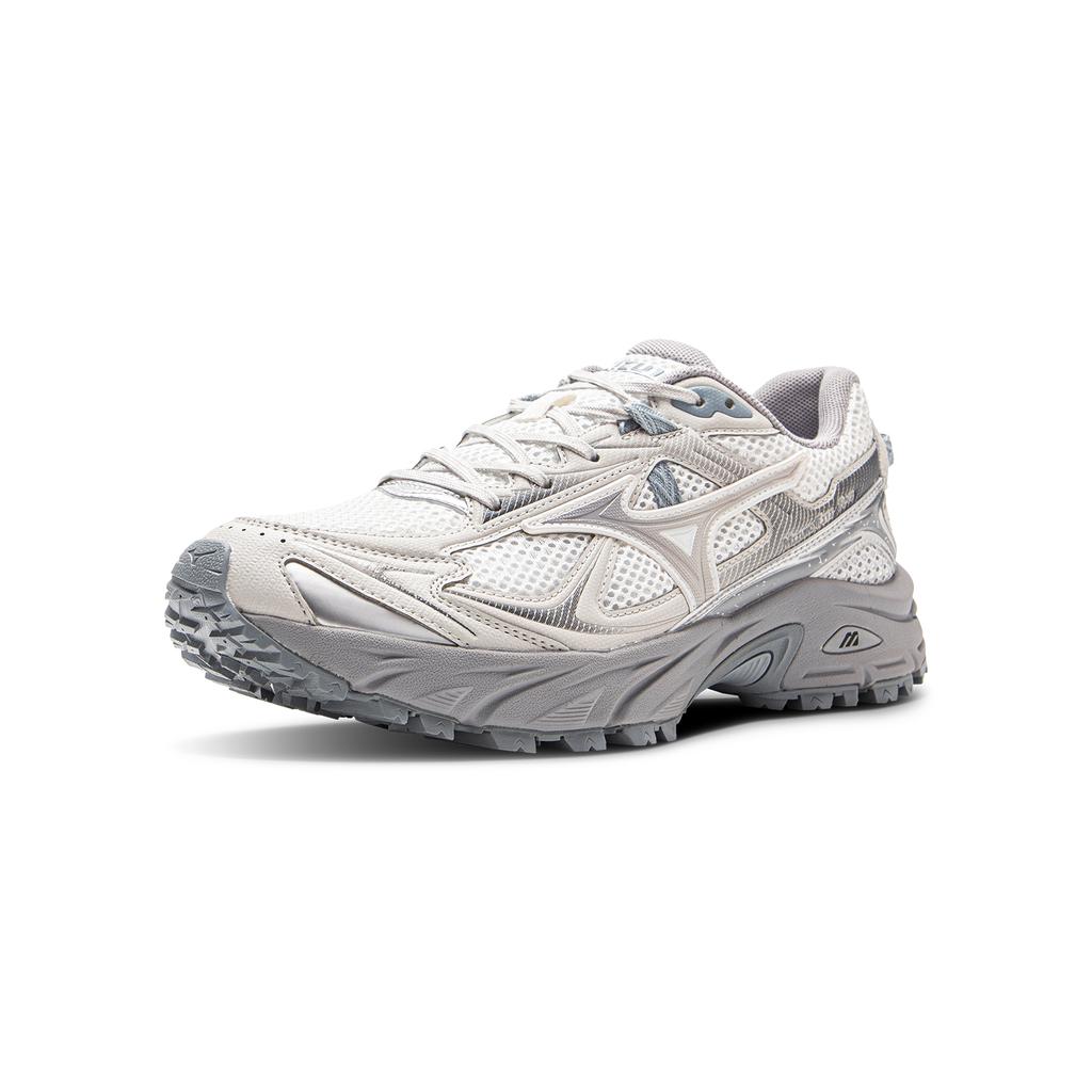 Mizuno Фиджи Тл В2 Мода Универсальный Океан Сердце Амортизация Поддержка Дышащие Низкие Беговые Кроссовки Унисекс Беговые Кроссовки Крутой-Серый Белый D1GH251902