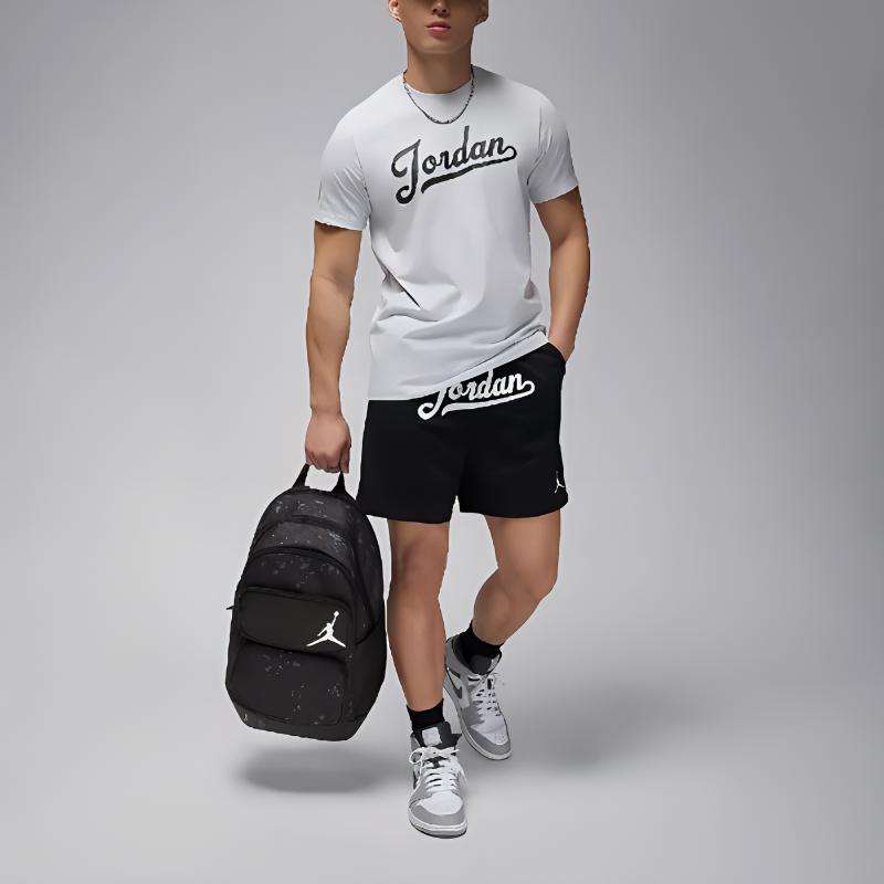 New Jordan Polyester Backpack Regular Unisex Jet Black JD2433005AD-003