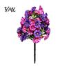 Outdoor Fake Floral Decor Artificial Petunia Flower Stake, Morning Glory Ground Stake Flower, Garden Arrangement UV?Resistant for Yard Patio