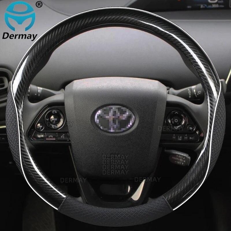 Для Toyota Prius 30 20 V Prius C Plus Plug-in Prime XW10 XW20 XW30 XW50 2001 ~ 2022 Автомобильный чехол на руль автомобильные аксессуары