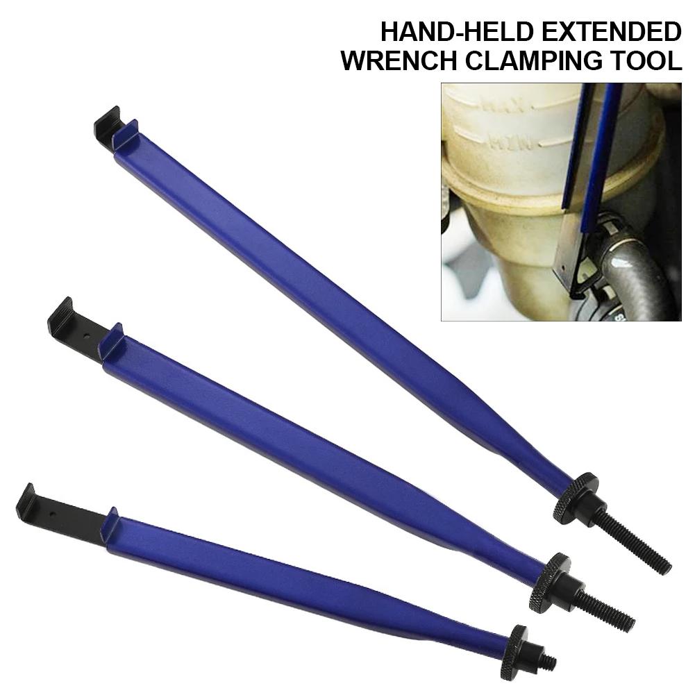 Инструмент удлинитель ключа с зажимом, болт, хомут, зажимной инструмент для авторемонта, металлический трещоточный ключ, гаечный ключ, ручной инструмент