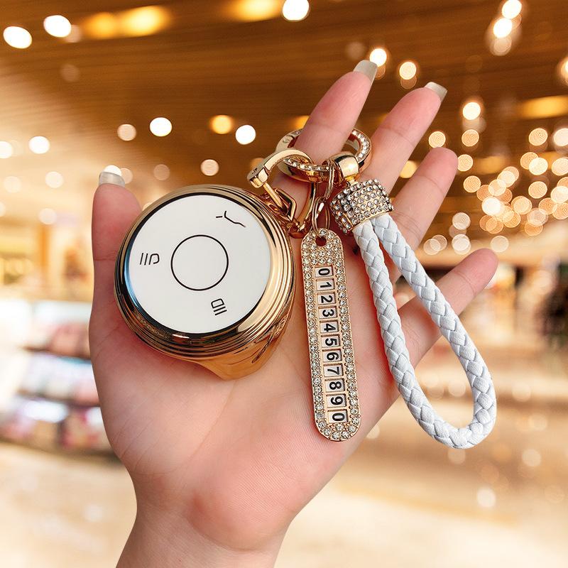 Подходит для автомобиля Nezha V, сумка для набора ключей Nezha U Pro, защита высокого класса, персонализированная пряжка против падения, корпус для новой энергии для мужчин и женщин