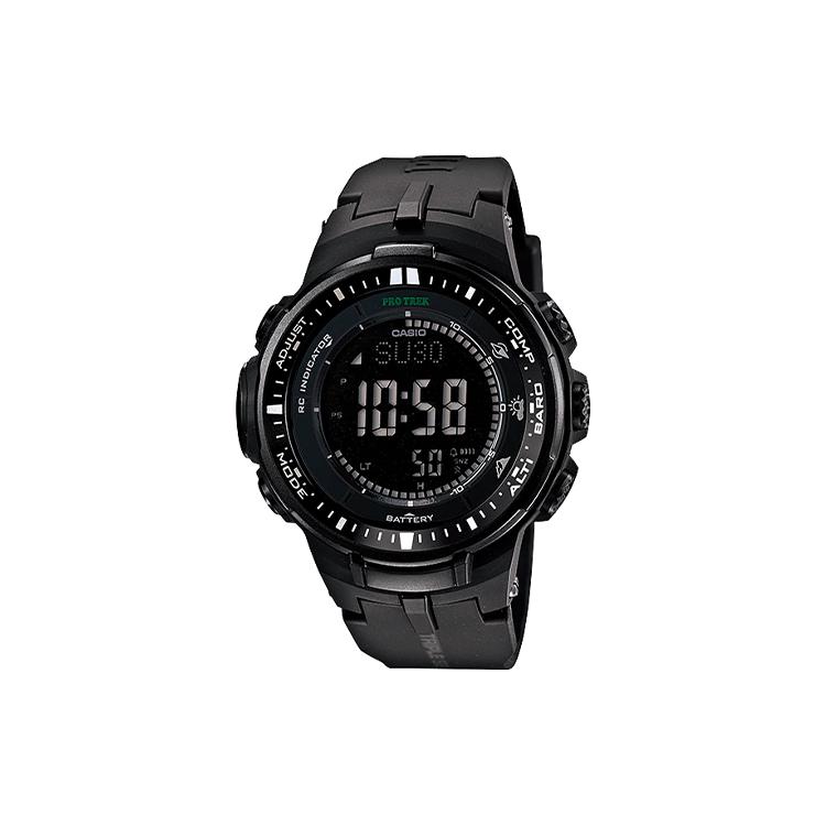 Casio Мужские часы PRO TREK Черные PRW-3000-1A PRW-3000-1A