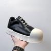 Fashion Fashionable Men's Thick Soled Lace-Up Casual Shoe Trendy And Versatile Height-Increasing Shoe Round-Toed Comfortable Sponge Shoe