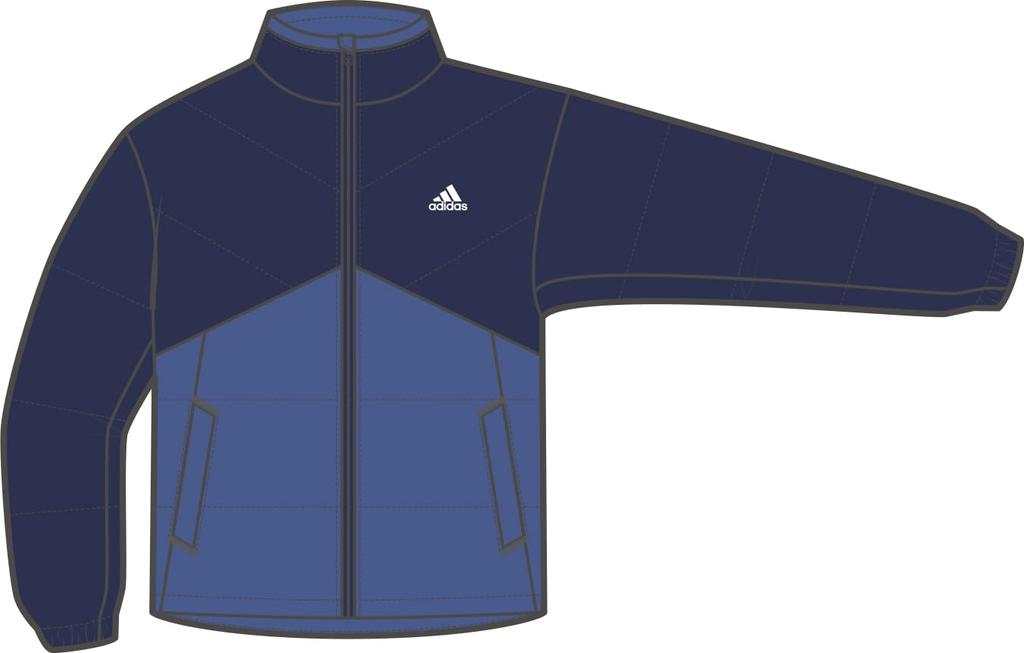 Adidas KPX87 Padded Dark Royal Size Boys' Jacket, Blue/Bright (JP4897), 160, Kids' Must-Have