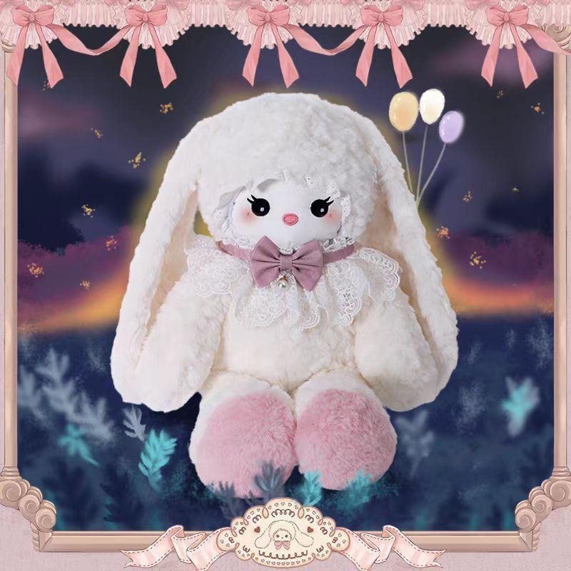 New Cute Rabbit Plush Toy Doll Loli Doll Sleeping with Rabbit Doll Throw Pillow Birthday Gift