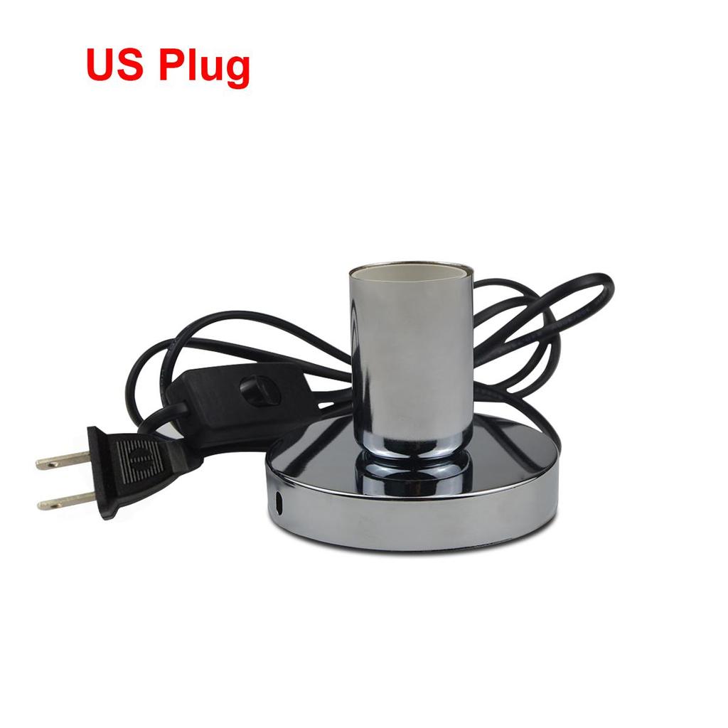 110 В 220 В цоколь лампы E27 адаптер для держателя светодиодной лампы ЕС и США вилка светодиодная розетка