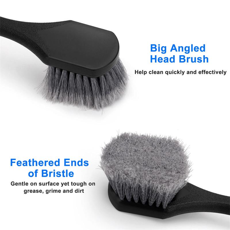 19.69" Щетка для чистки колесных дисков и шин автомобиля, Детализирующая щетка, Инструмент для мытья, Универсальные аксессуары для чистки колес и шин автомобиля