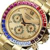 Мужские часы Valentino Domani Chronograph, Золотой, Браслет из нержавеющей стали, Аналоговые кварцевые, Деловые часы, Безель с цирконием, VD006MUG