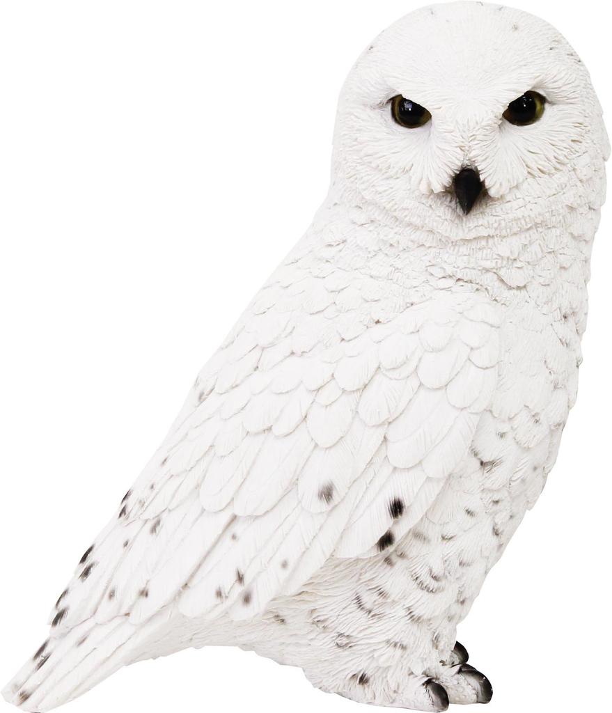 Magnetic Piggy Bank White 16 X 18 X 9 Cm Pet Bank Snowy Owl 1278 Approx.