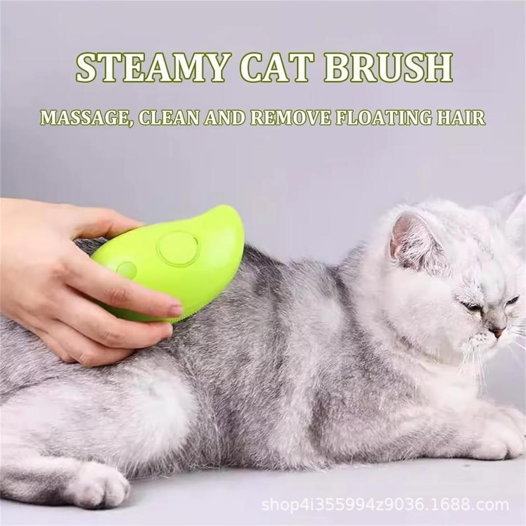Pet Mango Style Electric Spray Hair Removal Comb Massage Brush