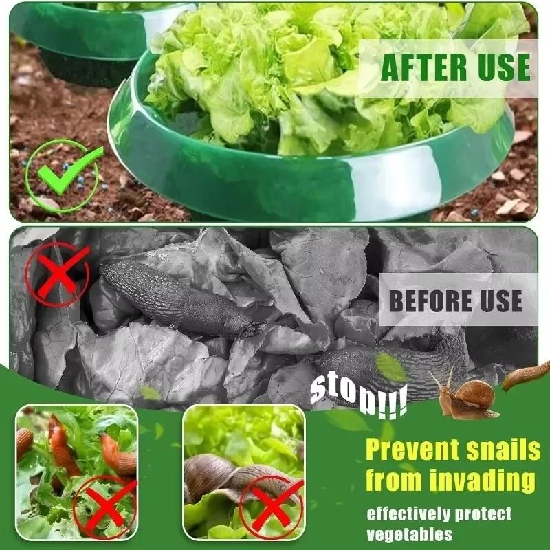 1/10pcs Slug Collars Snail Garden Cloches For Plant Vegetable Reusable Agricultural Plant Plastic Protection Covers Pest Control
