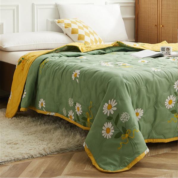 Летнее дышащее прохладное одеяло с принтом ромашки, кондиционер, одеяла, мягкое, удобное, тонкое, летнее одеяло