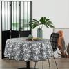 Nappe de table - Palmiers - Ronde - 180 cm - Anti tache - Lavable en machine