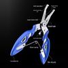 Beginners' Multifunctional Stainless Steel Lure Pliers with Split Ring Cutter