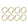 20Pcs Spring O Rings 1.69in Diameter 0.24in Thick Strong Copper Secure Closure Spring Buckles for Purse Bag Jewelry