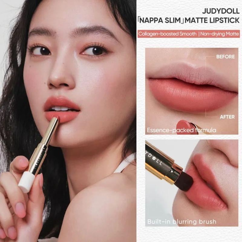 Judydoll - Матовая помада Nappa Slim - 5 Цветов