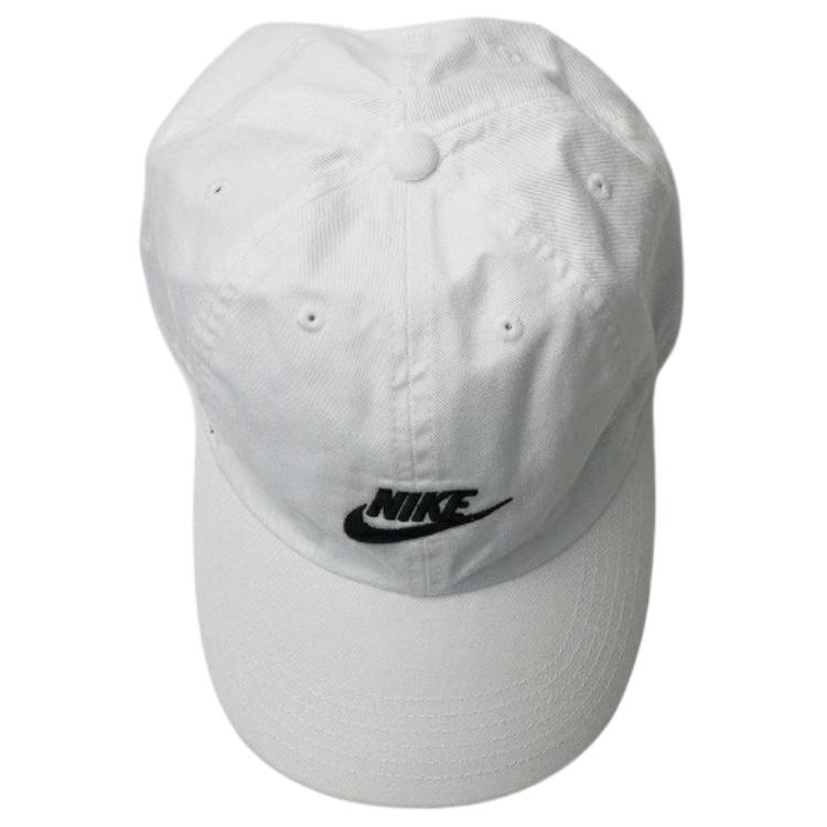 Nike Детские хлопковые бейсболки белого цвета AJ3651-100