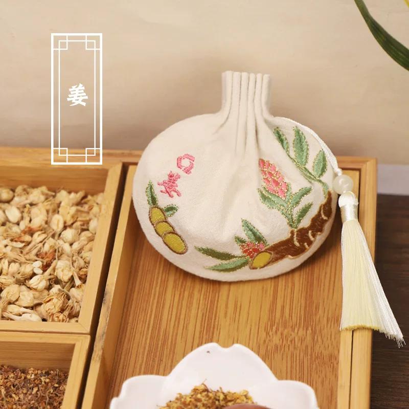 Dragon Boat Festival Sachet Perfume Bag Bag Small Pendant Embroidered Purse Accessories Carry Creative Archaistic Tassel Silk Bag Cloth Bag