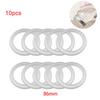 10Pcs Silicone Jar Gaskets Replacement Airtight Silicone Gasket Sealing Rings for Regular Mouth