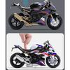 Масштаб 1/10 для модели мотоцикла BMW S1000RR, симуляция, сплав, локомотив, фигурка, украшение, игрушечная машинка, мальчик