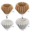 50Pcs/Box Hand-wash Coffee Filter Paper Cake-type Hand-brewed Coffee Paper  Travel