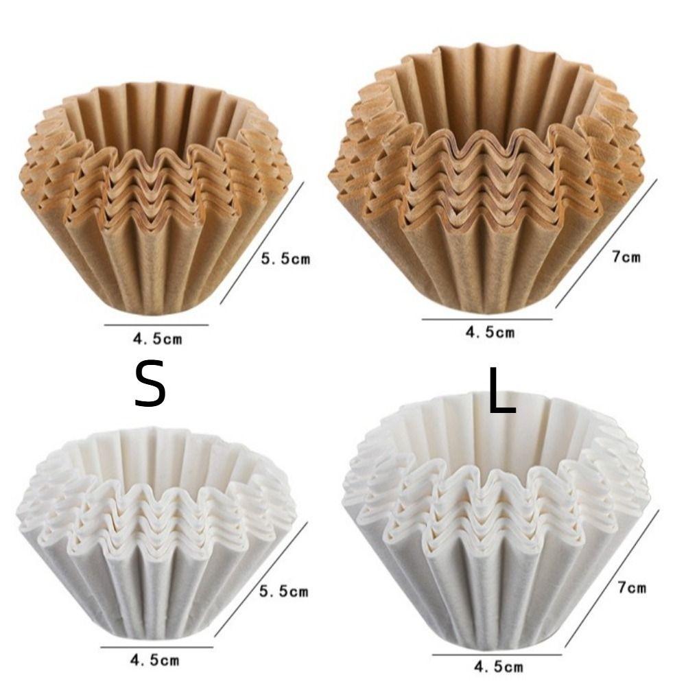 50Pcs/Box Hand-wash Coffee Powder Filter Bag Cake-type Hand-brewed Coffee Paper Barista