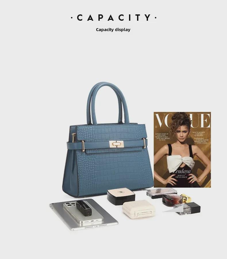 Mother's Day Gift Soft Leather Handbag for Middle-Aged Women - 2025 Spring/Summer Collection