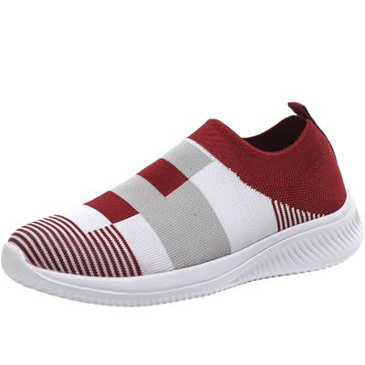 Модные весенне-осенние дышащие женские повседневные туфли Легкие нескользящие женские кроссовки для ходьбы на плоской подошве удобные большого размера 36-43