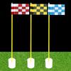 Training Aids Putting Green Flags Outdoor Sign Hole Pole Cup Flags Golf Course Flags  Backyard