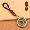 Брелок для автомобиля из латуни с изображением знака зодиака: Креативный, унисекс кулон в подарок