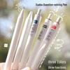 10-Piece Set: Three-Color Ballpoint Pens for Students - Blue, Red, Black, 0.01mm, Free Shipping