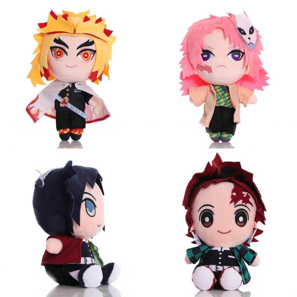 Очаровательные плюшевые куклы Demon Slayer Kimetsu No Yaiba для любителей аниме и детей