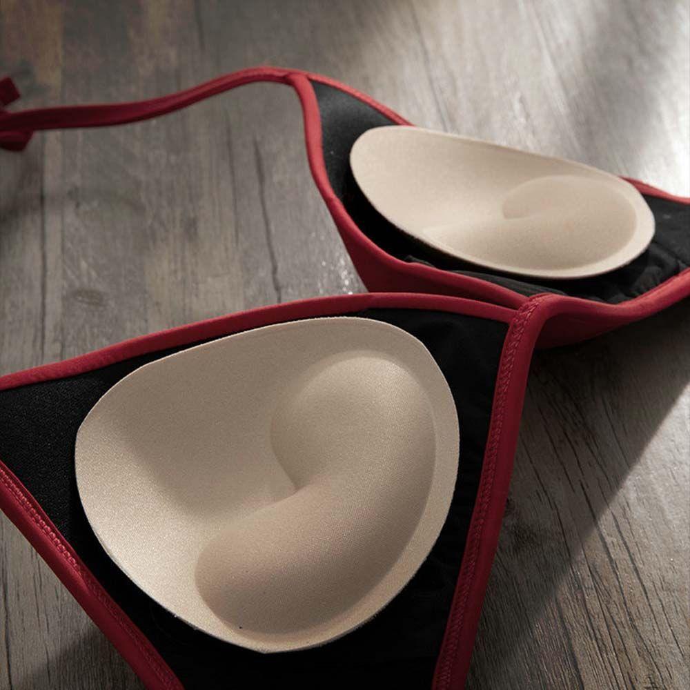 Поролоновая накладка-усилитель Сердце Треугольник Более толстые вкладыши для груди Вставки Грудь Женская грудь Чашки для груди Бюстгальтер