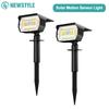 Solar LED Landscape Spotlight 72/56 LED Solar Spot Lights 3 Modes Solar Powered Flood Wall Lights Motion Sensor Pathway Driveway