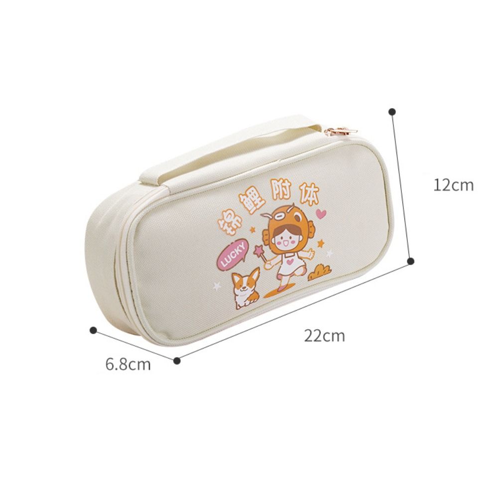 Портативный пенал многослойный пенал многофункциональный мультяшный пенал для студентов