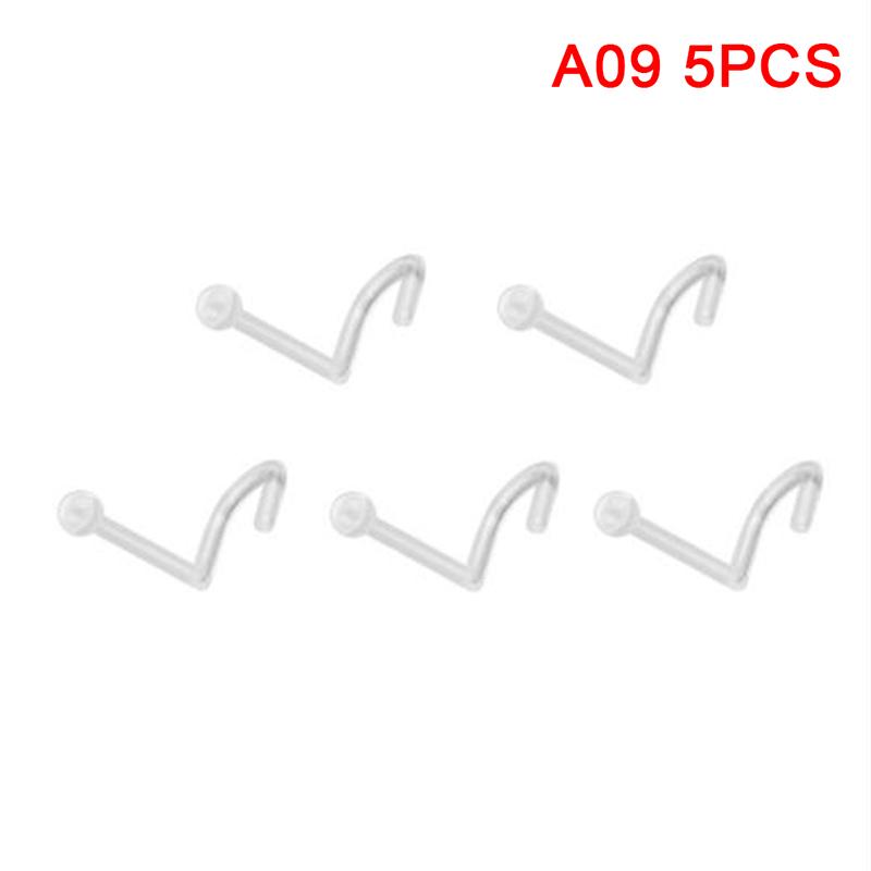 Ювелирные изделия для пирсинга, креативный акриловый прозрачный язык, штанга, кольцо для пупка, бровь, нос