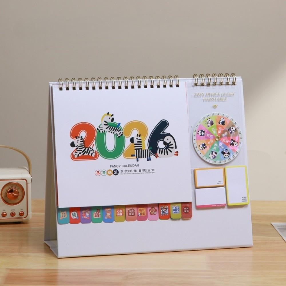 Month Date Display 2026 Desk Calendar Chinese New Year Style Monthly Planner Daily Planning