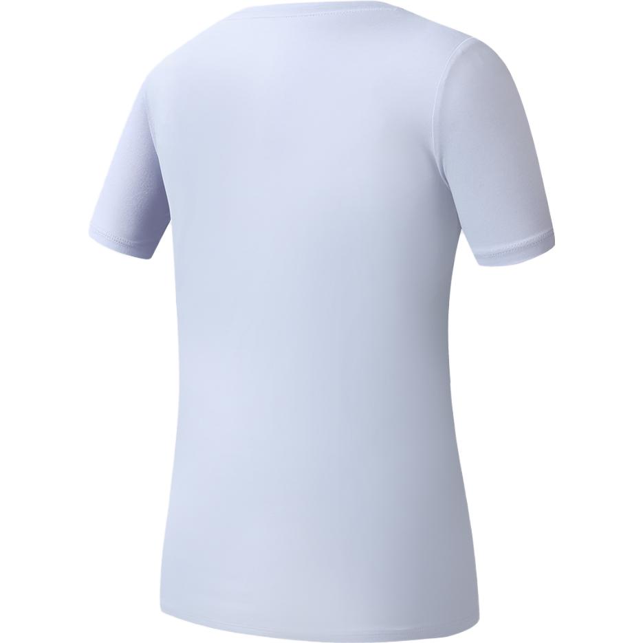 Fila Latte Girl 3.0 Letter Logo Printed Round Neck Pullover T-Shirt Women Tops Light-Purple A11W321115F-PR