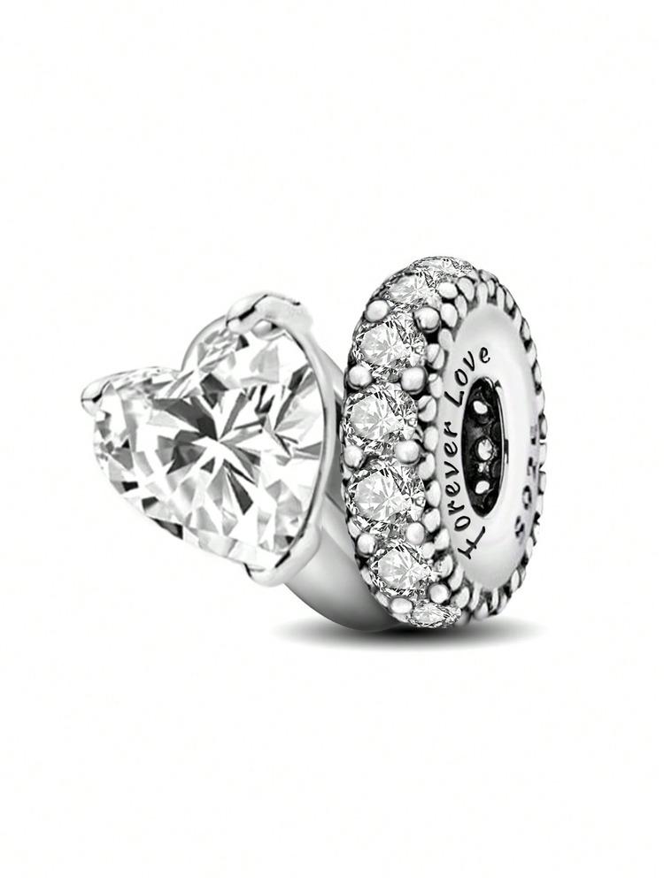 Медный ажурный кулон-шарм в виде двойного сердца и звезды с энергетическим камнем, подходит для браслетов, для самостоятельного изготовления женских украшений