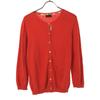 Paul Smith BLACK Кардиган из хлопкового трикотажа с длинным рукавом M Красный Женский Б/У