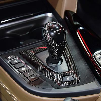 Углеродное волокно для BMW M2 F87 M3 F80 M4 F82 F83 M5 F10 X5M F85 X6M F86, крышка ручки переключения передач, наклейка на рычаг переключения передач