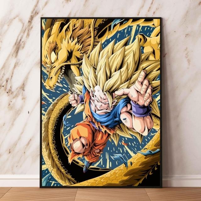 Dragon Ball Carot декоративный подарок классический настенный стикер высокого качества искусства